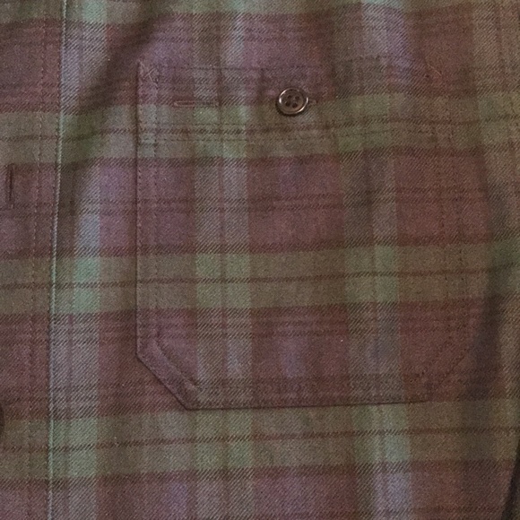 Duluth Trading Co. - Best Made Cotton Wool Blend Blackwatch Plaid Shirt - Picture 5 of 11